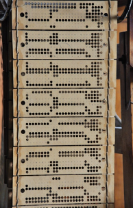 Jacquard Loom threading mechanism