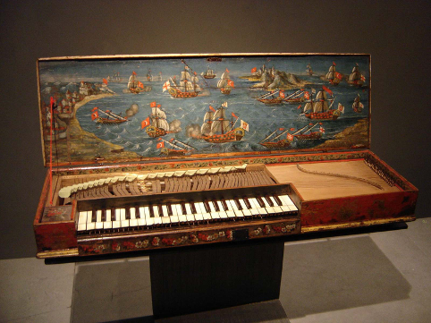 ‘The Lépante’ clavichord. Musée de la Musique - Paris. © Gérard Janot