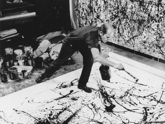 Jackson Pollock painting (credit unknown)